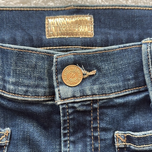 MOTHER Denim HW Patchie Skirt - Picture 8 of 12